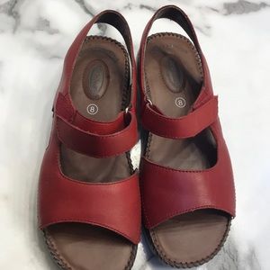 Dr. Scholls red sandals
